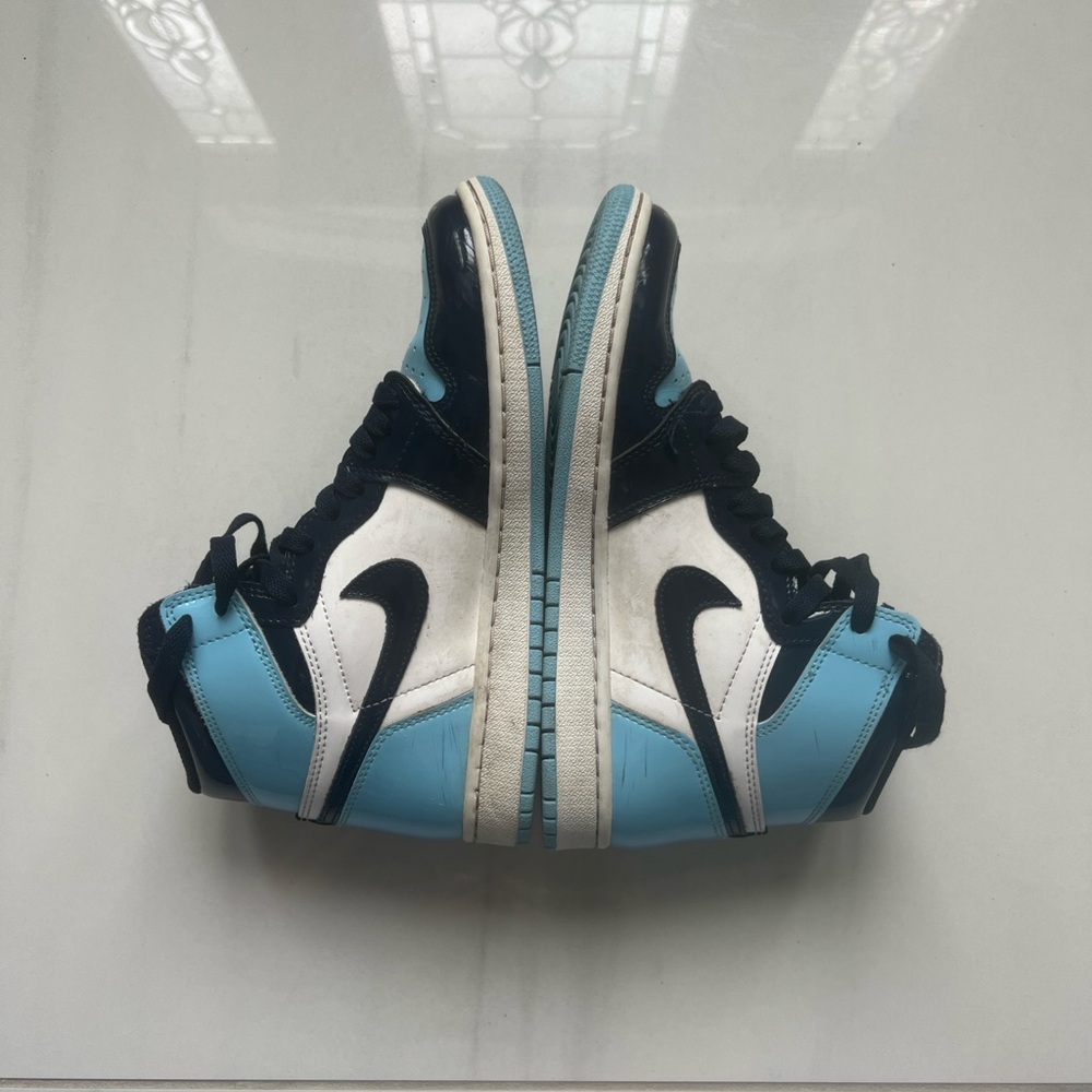 Nike Air Jordan 1 Retro High OG 'Blue Chill' Size 7 Good condition - Picture 2 of 7